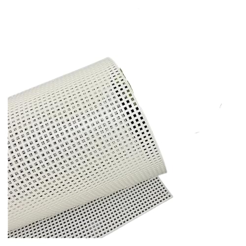 YANSHUYU Plastic Canvas FüR Taschen Kunststoff Mesh Tuch Handwerk Zubehör Grid Über 33 * 50CM Kreuzstich Stoff(3mm) von YANSHUYU