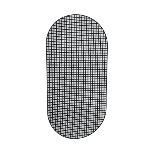YANSHUYU Plastic Canvas FüR Taschen Kunststoff-Webgitter, handgefertigt, for Herstellen von Gittern Kreuzstich Stoff(Black-30cm) von YANSHUYU