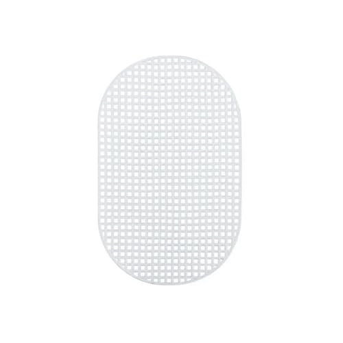 YANSHUYU Plastic Canvas FüR Taschen Kunststoff-Webgitter, handgefertigt, for Herstellen von Gittern Kreuzstich Stoff(White-20cm) von YANSHUYU