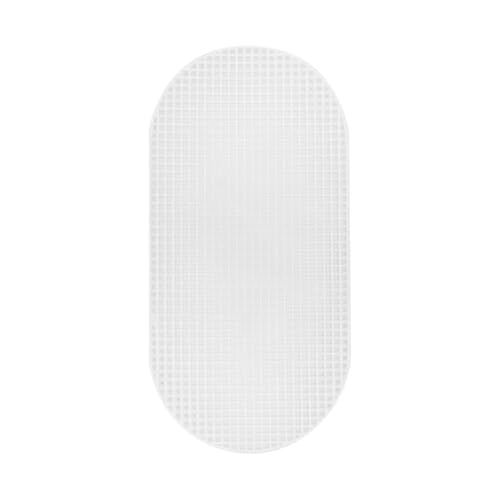 YANSHUYU Plastic Canvas FüR Taschen Kunststoff-Webgitter, handgefertigt, for Herstellen von Gittern Kreuzstich Stoff(White-30cm) von YANSHUYU