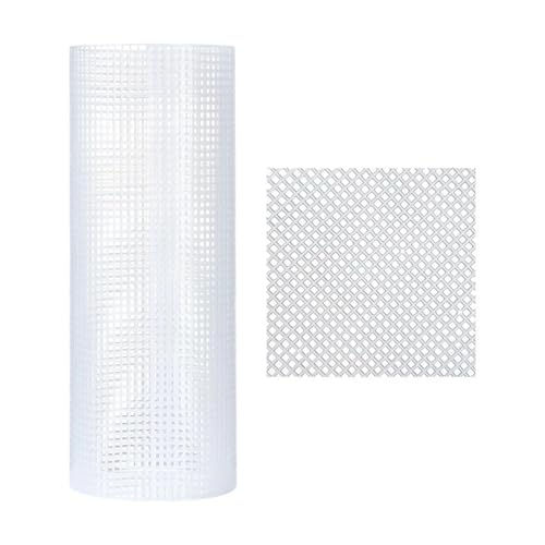 YANSHUYU Plastic Canvas FüR Taschen Kunststoff-Webnetzgewebe for die Herstellung von Taschen, handgefertigte Taschen, Webmaterial, 33 x 50 cm Kreuzstich Stoff(Small Grid) von YANSHUYU