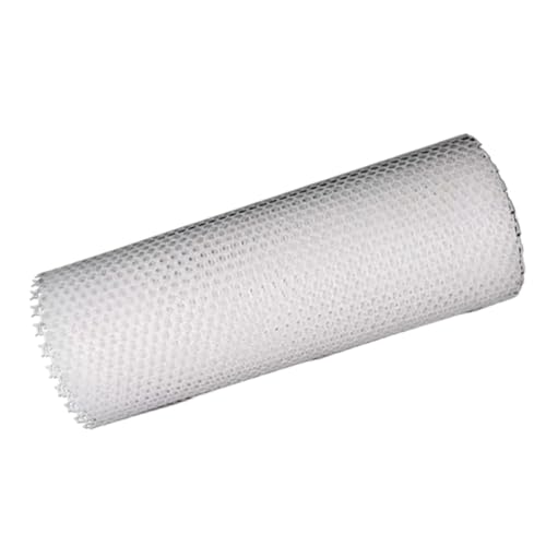 YANSHUYU Plastic Canvas FüR Taschen Kunststoffnetze for Geflügelfarmen Kunststoffnetze for Hausbalkone Kreuzstich Stoff(White,50x100cm) von YANSHUYU