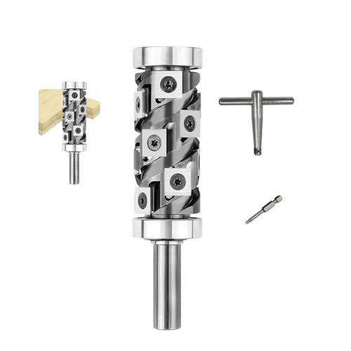 YANSYUAN Strapazierfähige Hartmetall-Einsatz-Bits, Ober- und Unterteil, Doppellager-Trimmer, 12 mm Schaft-Bit für Holzbearbeitung YANSYUAN Strapazierfähige Hartmetall-Einsatz-Bits, Ober- und Unterteil, Doppellager-Trimmer, 12 mm Schaft-Bit für Holzbearbeitung von YANSYUAN