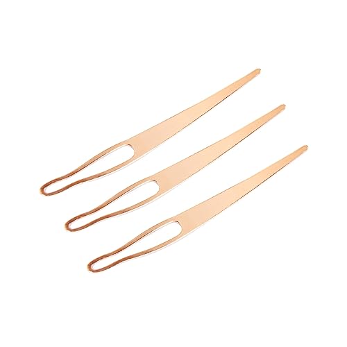 3 Stück Sisterlocks Interlocking Tool Dreadlocks Needle Haar Häkelnadeln Dreadlocks Haken Werkzeug (Roségold) von YANTAISIYU
