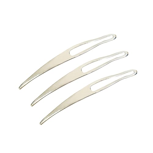 3 Stück Sisterlocks Interlocking Tool Dreadlocks Needle Haar Häkelnadeln Dreadlocks Haken Werkzeug (Silber) von YANTAISIYU