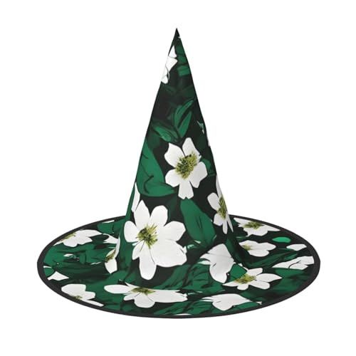 YANYU Hunter Green Floral Petals Pattern Print Karneval Hut Faltbarer Hut für Frauen Kostümpartys Maskerade und Themenveranstaltungen YANYU Hunter Green Floral Petals Pattern Print Karneval Hut Faltbarer Hut für Frauen Kostümpartys Maskerade und Themenveranstaltungen von YANYU