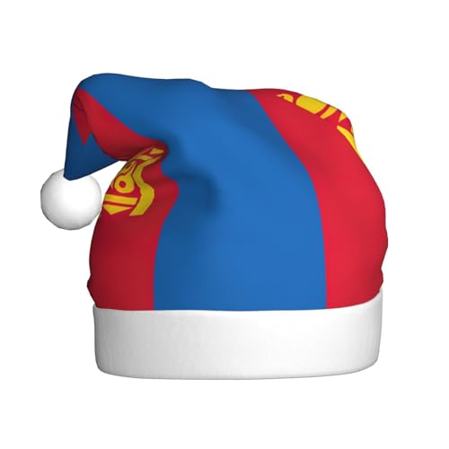 YANYU Mongolische Flagge, Weihnachtsmannmütze, Weihnachts-Stirnbänder für Erwachsene, lustige Weihnachtsfeier YANYU Mongolische Flagge, Weihnachtsmannmütze, Weihnachts-Stirnbänder für Erwachsene, lustige Weihnachtsfeier von YANYU