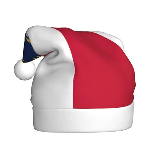YANYU North Carolina State Flag Print Christmas Beanie Santa Hat Christmas Headbands For Adults Funny Christmas Party YANYU North Carolina State Flag Print Christmas Beanie Santa Hat Christmas Headbands For Adults Funny Christmas Party von YANYU