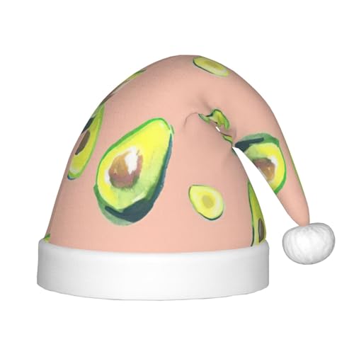 YANYU Viele Avocado-Bilder, Aufdruck, festliche Weihnachtsmütze, personalisierbar, Weihnachtsmannmütze, Urlaubsparty-Zubehör, Weihnachtsmütze YANYU Viele Avocado-Bilder, Aufdruck, festliche Weihnachtsmütze, personalisierbar, Weihnachtsmannmütze, Urlaubsparty-Zubehör, Weihnachtsmütze von YANYU