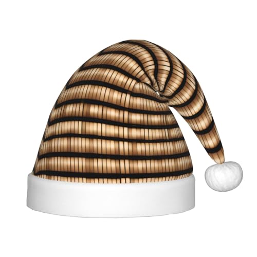 YANYU Weihnachtsmütze aus Weidengeflecht, gewebtes Muster, personalisierbar, Weihnachtsmannmütze, Urlaubsparty-Zubehör, Weihnachtsmütze YANYU Weihnachtsmütze aus Weidengeflecht, gewebtes Muster, personalisierbar, Weihnachtsmannmütze, Urlaubsparty-Zubehör, Weihnachtsmütze von YANYU