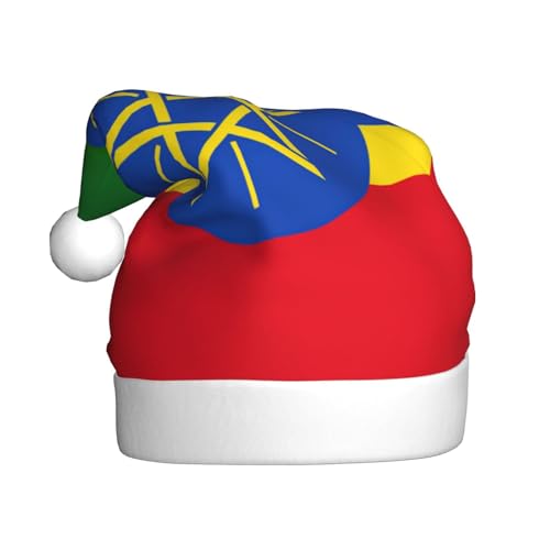 YANYU Weihnachtsmütze mit Äthiopien-Motiv, Weihnachtsmannmütze, Stirnbänder für Erwachsene, lustige Weihnachtsfeier YANYU Weihnachtsmütze mit Äthiopien-Motiv, Weihnachtsmannmütze, Stirnbänder für Erwachsene, lustige Weihnachtsfeier von YANYU