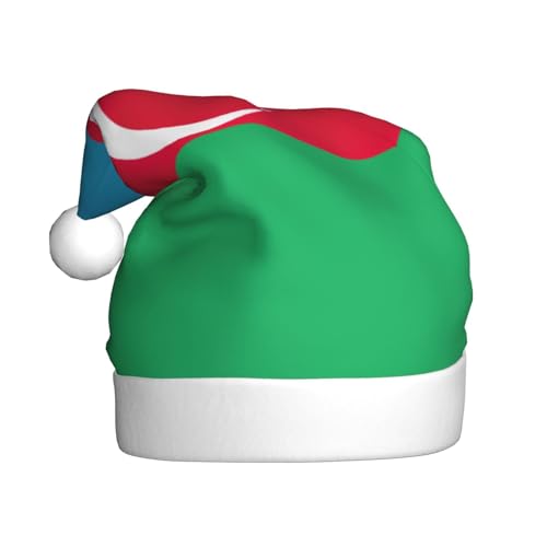 YANYU Weihnachtsmütze mit Aserbaidschan-Motiv, Weihnachtsmannmütze, Stirnbänder für Erwachsene, lustige Weihnachtsfeier YANYU Weihnachtsmütze mit Aserbaidschan-Motiv, Weihnachtsmannmütze, Stirnbänder für Erwachsene, lustige Weihnachtsfeier von YANYU
