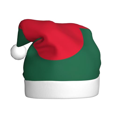 YANYU Weihnachtsmütze mit Bangladesch-Motiv, Weihnachtsmannmütze, Stirnbänder für Erwachsene, lustige Weihnachtsfeier YANYU Weihnachtsmütze mit Bangladesch-Motiv, Weihnachtsmannmütze, Stirnbänder für Erwachsene, lustige Weihnachtsfeier von YANYU