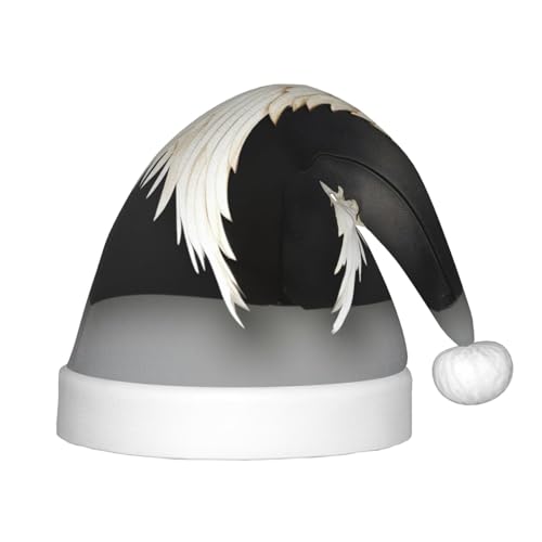 YANYU Weihnachtsmütze mit Engelsfedern, personalisierbar, Weihnachtsmannmütze, Urlaubsparty-Zubehör, Weihnachtsmütze YANYU Weihnachtsmütze mit Engelsfedern, personalisierbar, Weihnachtsmannmütze, Urlaubsparty-Zubehör, Weihnachtsmütze von YANYU