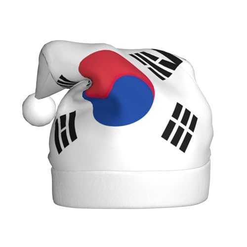 YANYU Weihnachtsmütze mit Flagge der Republik Korea, Weihnachtsmannmütze, Stirnbänder für Erwachsene, lustige Weihnachtsfeier YANYU Weihnachtsmütze mit Flagge der Republik Korea, Weihnachtsmannmütze, Stirnbänder für Erwachsene, lustige Weihnachtsfeier von YANYU