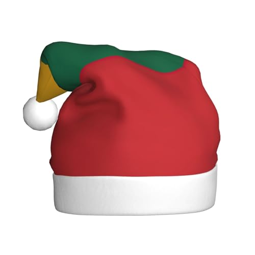 YANYU Weihnachtsmütze mit Litauen-Flagge, Weihnachtsmannmütze, Stirnbänder für Erwachsene, lustige Weihnachtsfeier YANYU Weihnachtsmütze mit Litauen-Flagge, Weihnachtsmannmütze, Stirnbänder für Erwachsene, lustige Weihnachtsfeier von YANYU