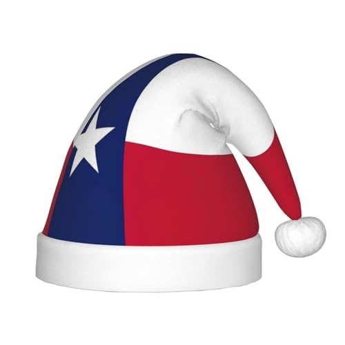 YANYU Weihnachtsmütze mit Texas-Staatsflagge, personalisierbar, Weihnachtsmannmütze, Urlaubsparty-Zubehör, Weihnachtsmütze YANYU Weihnachtsmütze mit Texas-Staatsflagge, personalisierbar, Weihnachtsmannmütze, Urlaubsparty-Zubehör, Weihnachtsmütze von YANYU