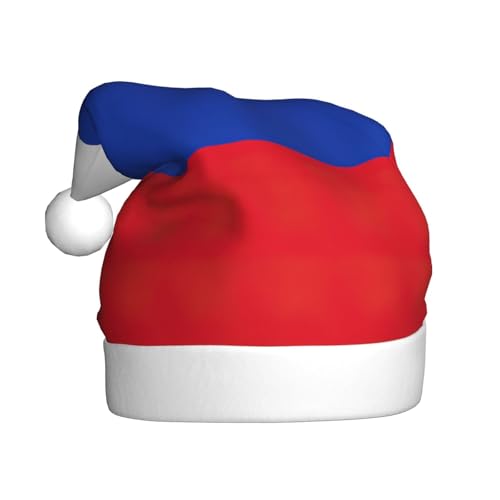 YANYU Weihnachtsmütze mit russischer Flagge, Weihnachtsmannmütze, Stirnbänder für Erwachsene, lustige Weihnachtsfeier YANYU Weihnachtsmütze mit russischer Flagge, Weihnachtsmannmütze, Stirnbänder für Erwachsene, lustige Weihnachtsfeier von YANYU