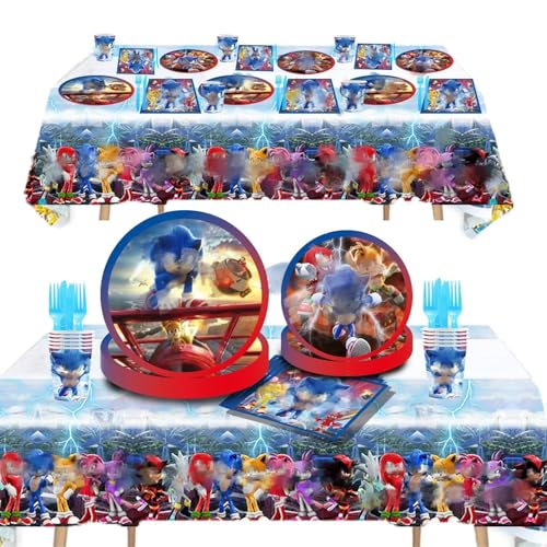 Geburtstag Party Set 101 Pcs,Geburtstag Geschirr 20 Gäste,Teller,Becher,Tischdecke,Servietten,Mottoparty Dekoration,Tischdeko,für Kindergeburtstagsparty Zubehör Geburtstag Party Set 101 Pcs,Geburtstag Geschirr 20 Gäste,Teller,Becher,Tischdecke,Servietten,Mottoparty Dekoration,Tischdeko,für Kindergeburtstagsparty Zubehör von YAOGOO