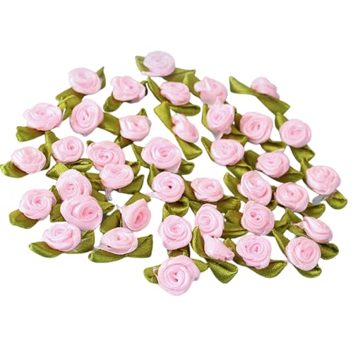 100 x Rosenblüten-Applikationen, Haarspange, Haarband, Armband, Kleidung, Fäustlinge, Nähen, Basteln, Flicken für Haarband 100 x Rosenblüten-Applikationen, Haarspange, Haarband, Armband, Kleidung, Fäustlinge, Nähen, Basteln, Flicken für Haarband von YAOGUI