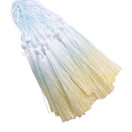 20 Stück bunte Quasten, Bastelsets für Lesezeichen, Anhänger, Schlüsselanhänger und Kleidung, Dekoration, Basteln, Anhänger, Zubehör, Lesezeichen, Quasten 20 Stück bunte Quasten, Bastelsets für Lesezeichen, Anhänger, Schlüsselanhänger und Kleidung, Dekoration, Basteln, Anhänger, Zubehör, Lesezeichen, Quasten von YAOGUI