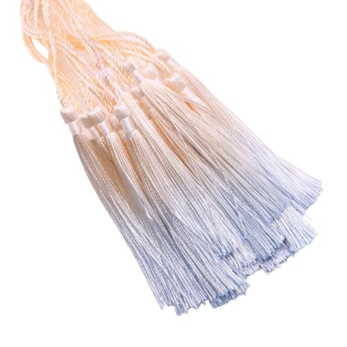 20 Stück bunte Quasten, Bastelsets für Lesezeichen, Anhänger, Schlüsselanhänger und Kleidung, Dekoration, Basteln, Anhänger, Zubehör, Lesezeichen, Quasten 20 Stück bunte Quasten, Bastelsets für Lesezeichen, Anhänger, Schlüsselanhänger und Kleidung, Dekoration, Basteln, Anhänger, Zubehör, Lesezeichen, Quasten von YAOGUI