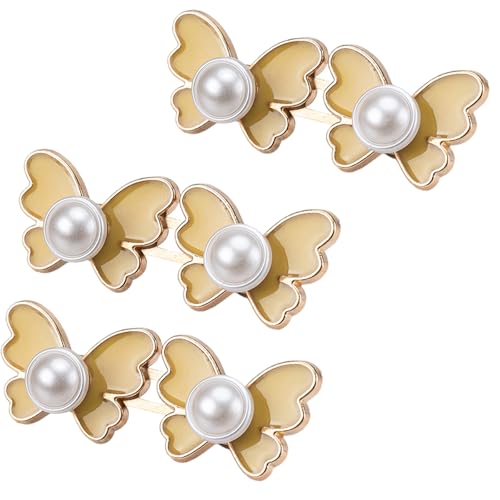 3 Stück modische Perlen Schmetterling Taille Straffung Clip Taillenverstellung Strumpfhalter für lose Jeans Hosen Frauen Zubehör Frauen Bund Einstellwerkzeug 3 Stück modische Perlen Schmetterling Taille Straffung Clip Taillenverstellung Strumpfhalter für lose Jeans Hosen Frauen Zubehör Frauen Bund Einstellwerkzeug von YAOGUI