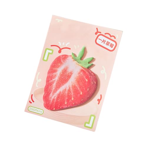 30 Blatt schöne Haftnotizen, einfacher Notizblock, leicht zu schreiben, künstlerischer Obst-Notizblock, Obst-Serie, Haftnotizen 30 Blatt schöne Haftnotizen, einfacher Notizblock, leicht zu schreiben, künstlerischer Obst-Notizblock, Obst-Serie, Haftnotizen von YAOGUI