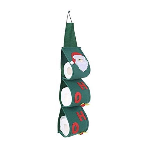 Aufbewahrungstasche für Weihnachtsrollen, Weihnachtsmann, Handtuchhalter, Papiertüte Aufbewahrungstasche für Weihnachtsrollen, Weihnachtsmann, Handtuchhalter, Papiertüte von YAOGUI