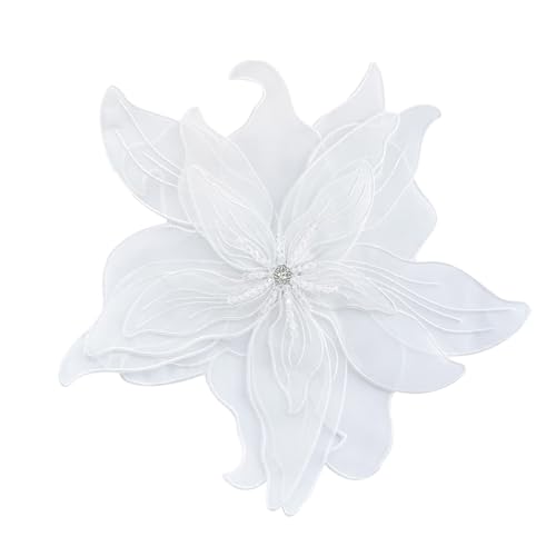 Auffällige Blumen-Applikation für Abendrock, Kleidung, Kleider, Dekorationen, Aufnäher, Zubehör von YAOGUI