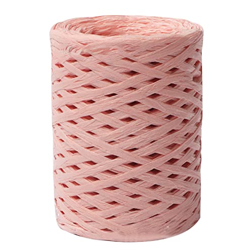 Bastgarn zum Häkeln von Mützen, 150 m, Bastgarn zum Häkeln von Taschen, Weihnachtsband, Geschenkband Bastgarn zum Häkeln von Mützen, 150 m, Bastgarn zum Häkeln von Taschen, Weihnachtsband, Geschenkband von YAOGUI