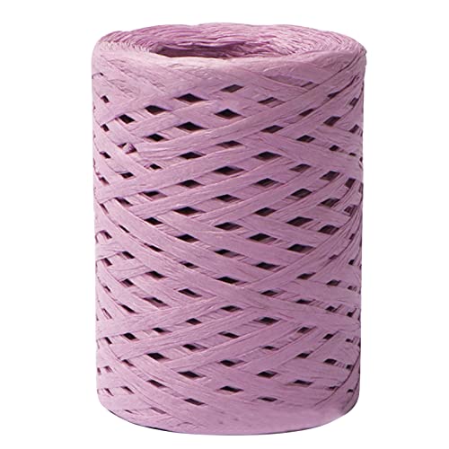 Bastgarn zum Häkeln von Mützen, 150 m, Bastgarn zum Häkeln von Taschen, Weihnachtsband, Geschenkband Bastgarn zum Häkeln von Mützen, 150 m, Bastgarn zum Häkeln von Taschen, Weihnachtsband, Geschenkband von YAOGUI
