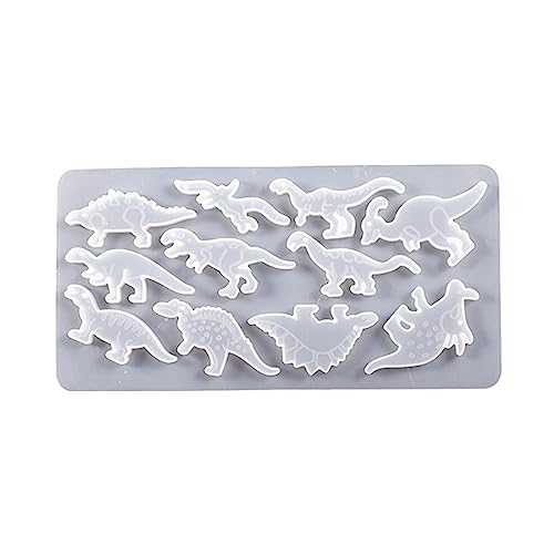 Dinosaurier-Silikonform für Ohrringe, Halsketten, Schlüsselanhänger, Anhänger, super glänzend, Epoxidharz, Gießform, Schmuckherstellung Dinosaurier-Silikonform für Ohrringe, Halsketten, Schlüsselanhänger, Anhänger, super glänzend, Epoxidharz, Gießform, Schmuckherstellung von YAOGUI