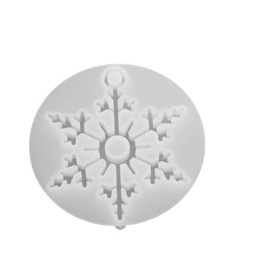 Epoxidharz-Schneeflocken-Formen für Schmuckherstellung, weiche Silikonform für Ohrringe, Halsketten und Schlüsselanhänger von YAOGUI