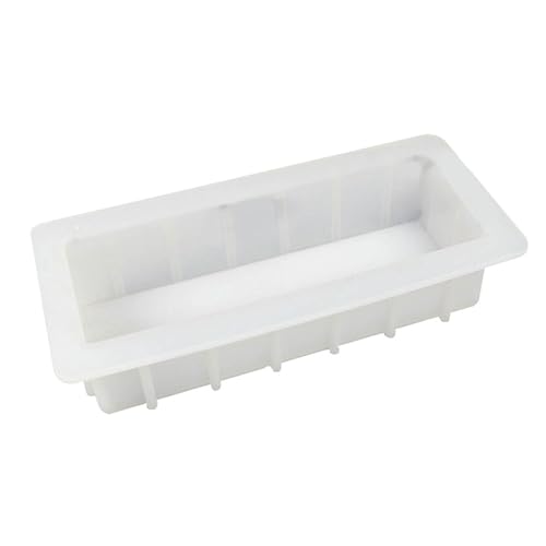 Flexible rechteckige Silikonform für Seife, Brot, Brot, Laib, Seife, Seife, Seife, Formen für die Seifenherstellung Flexible rechteckige Silikonform für Seife, Brot, Brot, Laib, Seife, Seife, Seife, Formen für die Seifenherstellung von YAOGUI