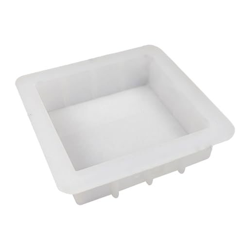Flexible rechteckige Silikonform für Seife, Brot, Brot, Laib, Seife, Seife, Seife, Formen für die Seifenherstellung von YAOGUI