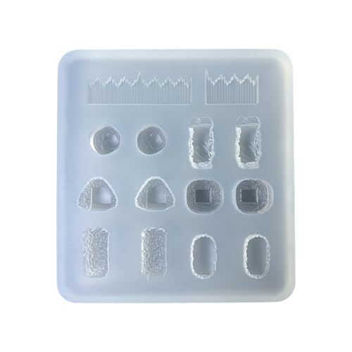 Flexibler Silikonanhänger aus Epoxidharz, dickes Sushi-Zubehör, elegante handgefertigte Schmuckprojekte Flexibler Silikonanhänger aus Epoxidharz, dickes Sushi-Zubehör, elegante handgefertigte Schmuckprojekte von YAOGUI