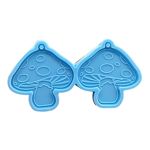 Glänzende Pilzform für Ohrringe, Harz, Silikonform für Damen, Modeschmuck, Anhänger, Handwerk, einzigartige Dekoration, Pilz-Silikonformen für Epoxidharz von YAOGUI