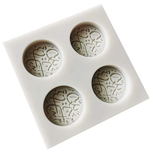 Handgefertigte Seifenherstellungszubehör, Silikon-Fondantformen, arabische Schrift, Kuchendekoration, flexible Harzformen, Armreif Handgefertigte Seifenherstellungszubehör, Silikon-Fondantformen, arabische Schrift, Kuchendekoration, flexible Harzformen, Armreif von YAOGUI