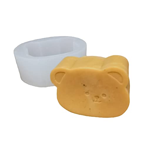 Little Bear Silikonform mit Tierduft, Seifen, Schokolade, Fondant, Kuchen, Backform, Sojawachs, Silikonformen für Erwachsene von YAOGUI