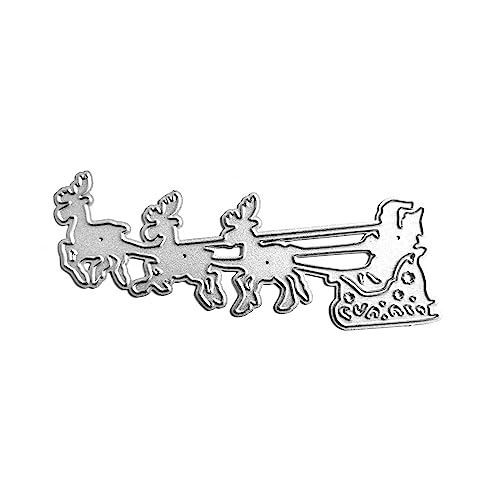 Metall-Stanzformen mit weihnachtlichem Hirsch, Prägeschablone für Kartenherstellung, Scrapbooking, Papierbastelvorlage, Dekoration, Metall-Stanzformen Metall-Stanzformen mit weihnachtlichem Hirsch, Prägeschablone für Kartenherstellung, Scrapbooking, Papierbastelvorlage, Dekoration, Metall-Stanzformen von YAOGUI