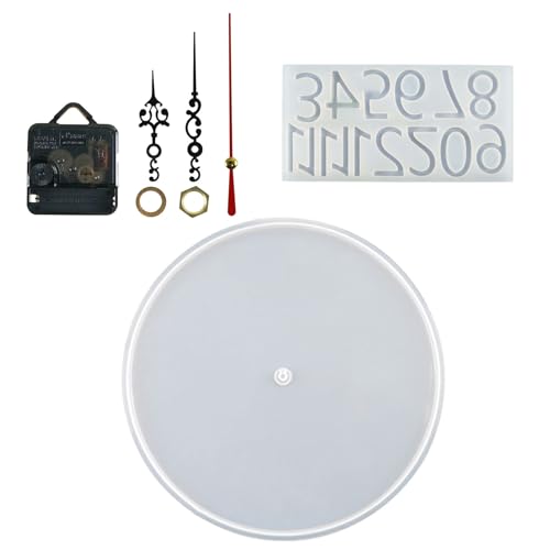 Silikonform für Uhrpendel, einzigartige Uhr-Dekorationen, weiches Epoxidharz für Uhr, Pendel, Basteln, Uhr, Pendel, Gießform von YAOGUI