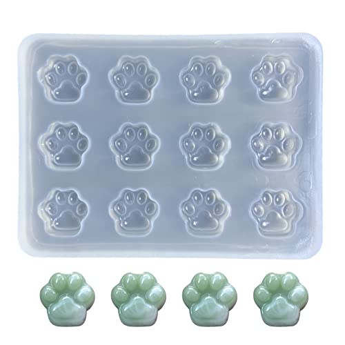 Silikonform mit Pfotenabdruckmotiv, zum Backen von Kuchen, Seife, Gelee, Keksen, Epoxidharz, Schlüsselanhänger, Anhänger, Pfotenabdruckform, Silikon für Harz Silikonform mit Pfotenabdruckmotiv, zum Backen von Kuchen, Seife, Gelee, Keksen, Epoxidharz, Schlüsselanhänger, Anhänger, Pfotenabdruckform, Silikon für Harz von YAOGUI