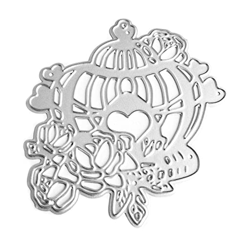 Stanzschablone für Vogelkäfig, Karbonstahl, Prägeschablonen für Kartenherstellung, Scrapbooking, Basteln, Stanzformen von YAOGUI