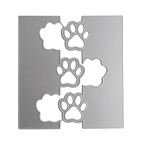 Stanzschablonen mit Tierpfotenabdruck, Prägeschablonen, Metall-Stanzformen für Scrapbooking, Kartenherstellung, Dekoration Stanzschablonen mit Tierpfotenabdruck, Prägeschablonen, Metall-Stanzformen für Scrapbooking, Kartenherstellung, Dekoration von YAOGUI