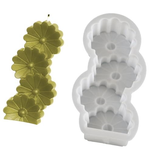 Stapelbare Blumen-Silikonformen, Ornament-Formen, Herzformen, Gießen, Epoxidharz, Bastelbedarf Stapelbare Blumen-Silikonformen, Ornament-Formen, Herzformen, Gießen, Epoxidharz, Bastelbedarf von YAOGUI