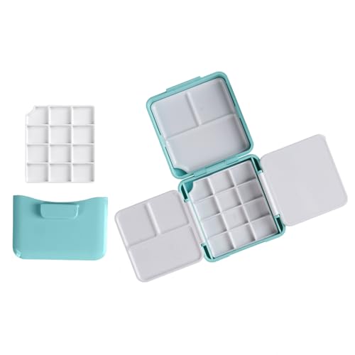 Taschen-Reise-Aquarellpalettenbox mit Deckel, Farbpaletten, Farbaufbewahrungsbox mit Reinigungseimer, Aquarelldose, Outdoor-Skizzier-Set Taschen-Reise-Aquarellpalettenbox mit Deckel, Farbpaletten, Farbaufbewahrungsbox mit Reinigungseimer, Aquarelldose, Outdoor-Skizzier-Set von YAOGUI