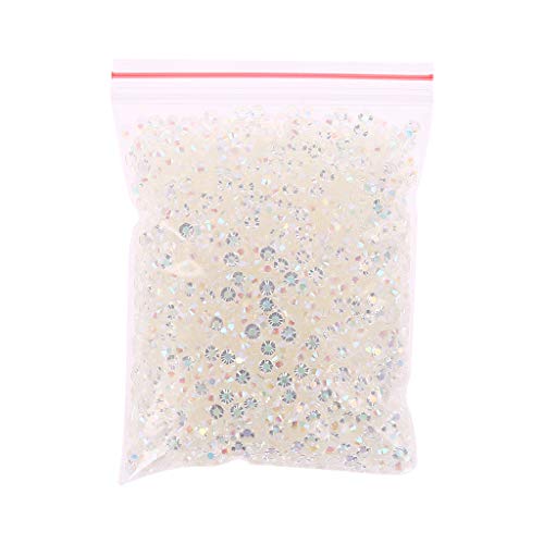 YAOGUI 5000 Stück weiße Strasssteine mit flacher Rückseite für Kunst, Kleidung, Schuhe, Taschen, Handys, Kunst, Kleidung YAOGUI 5000 Stück weiße Strasssteine mit flacher Rückseite für Kunst, Kleidung, Schuhe, Taschen, Handys, Kunst, Kleidung von YAOGUI