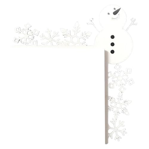 YAOGUI Festives Metall-Türrahmen-Schild, Türecken-Dekoration für Weihnachtsfeier, Heimdekoration, für Fenster und Wand, handbemalt von YAOGUI