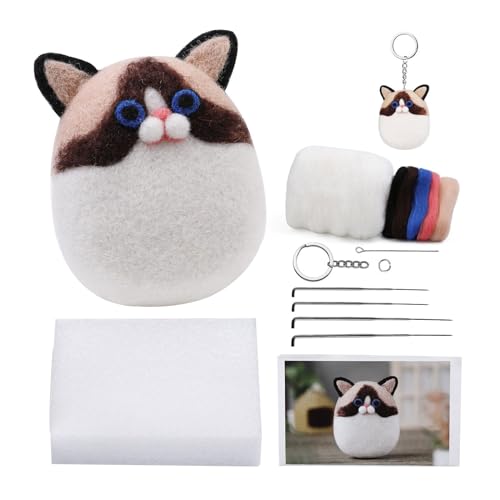 YAOGUI Handgefertigtes Nadelfilz-Set, handgefertigte Nadelfilz-Kits, Puppen, Bastelwerkzeug, Nadelfilz-Kits, Nadelset von YAOGUI